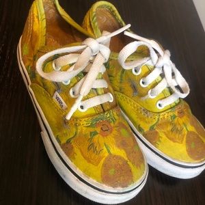 Limited edition Van Gough kids vans. Size 9.5 toddler
